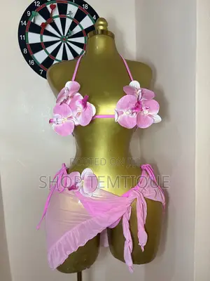 3-Piece Pink Swimwear Set