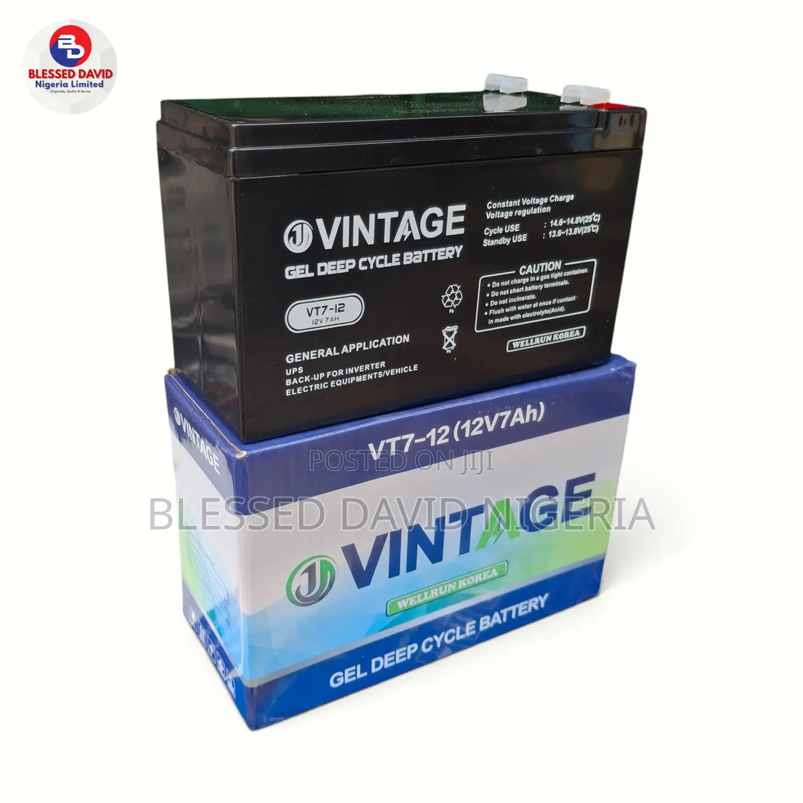 Vintage 12V 7Ah Replacement Battery