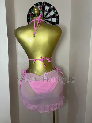 3-Piece Pink Swimwear Set