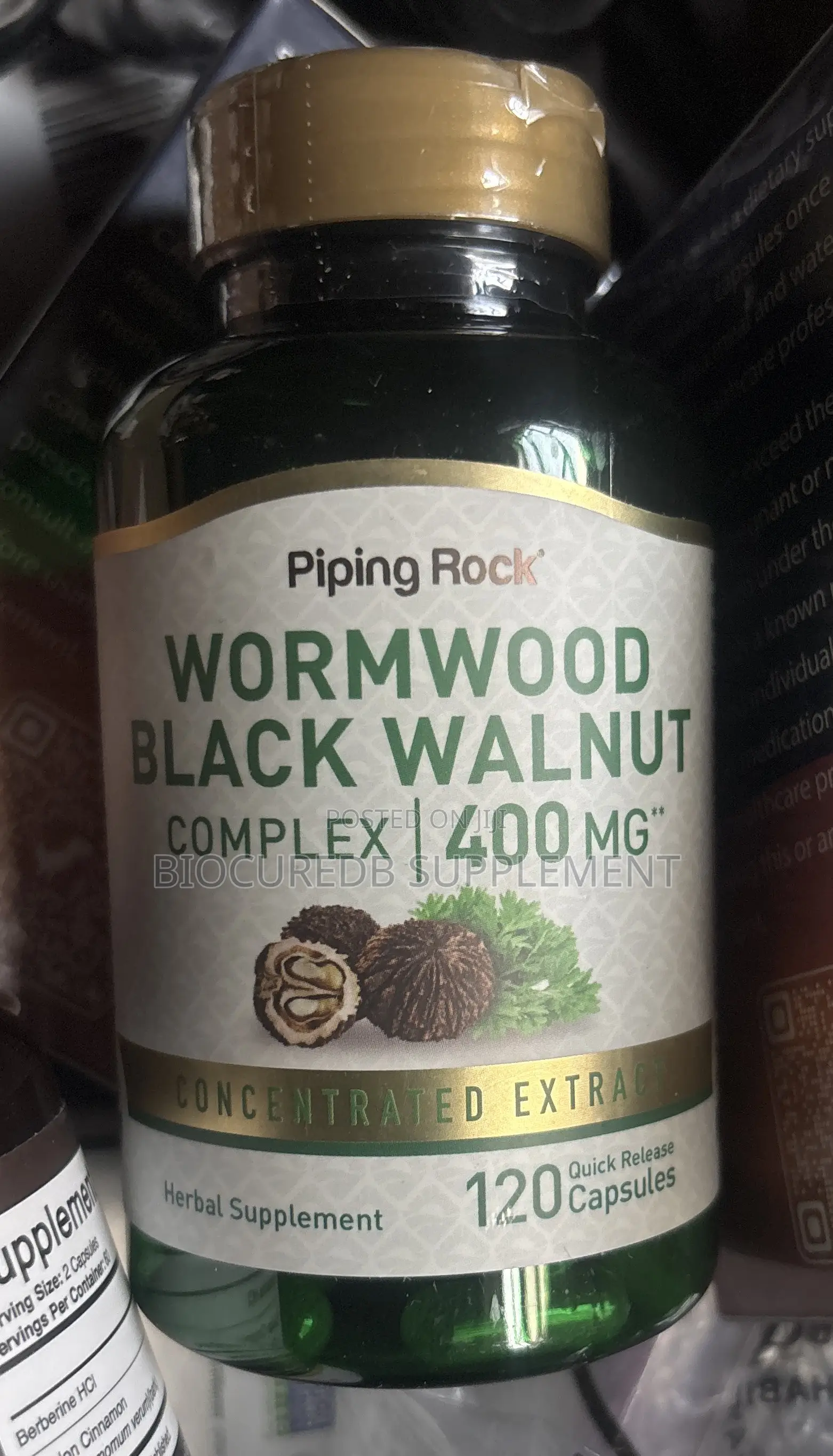 Piping Rock Wormwood Black Walnut Complex 400MG
