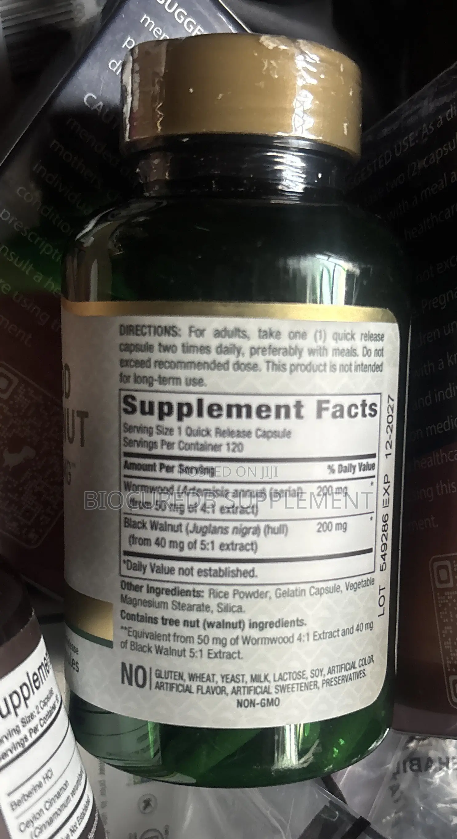 Piping Rock Wormwood Black Walnut Complex 400MG