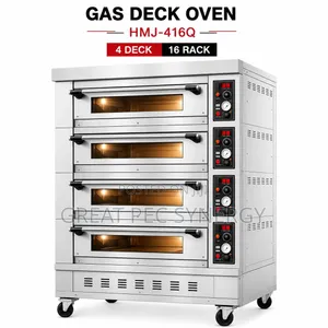 Gas Deck Oven - 4 Deck, 16 Rack