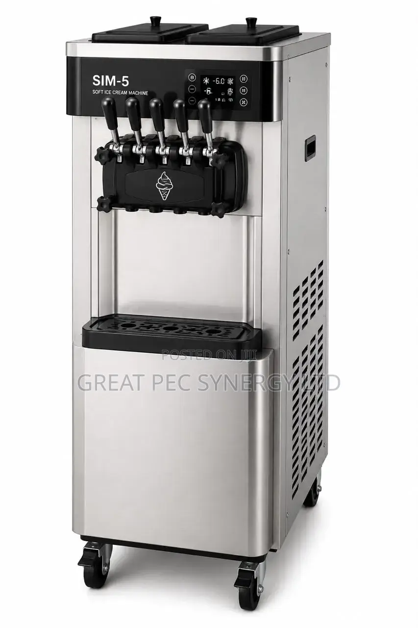 Standing Soft Ice Cream Machine Sim -5