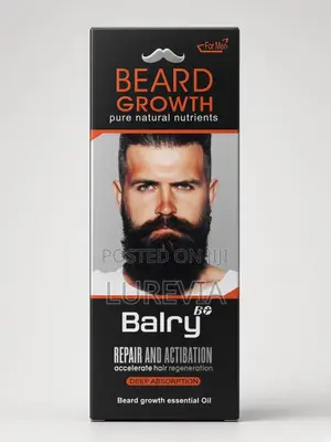 Balry Beard Growth Essential Oil for Men.