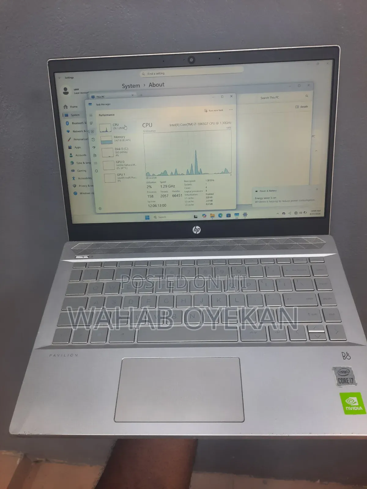 Laptop HP Pavilion 14 8GB Intel Core i7 SSD 256GB