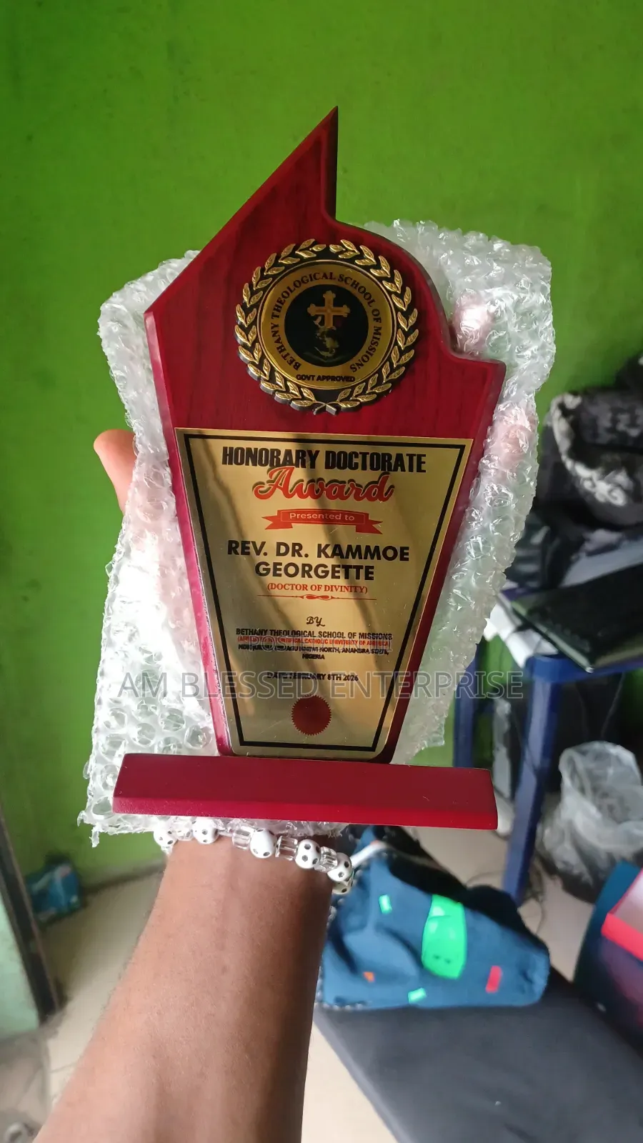 Award Plaque
