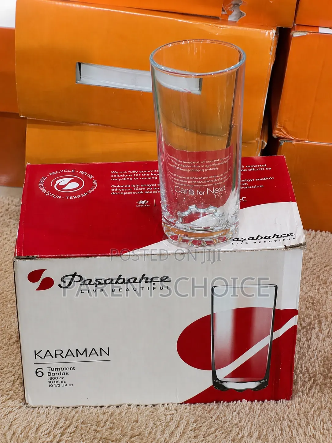 Pasabahce Karaman 6-Piece Tumbler Glass Set