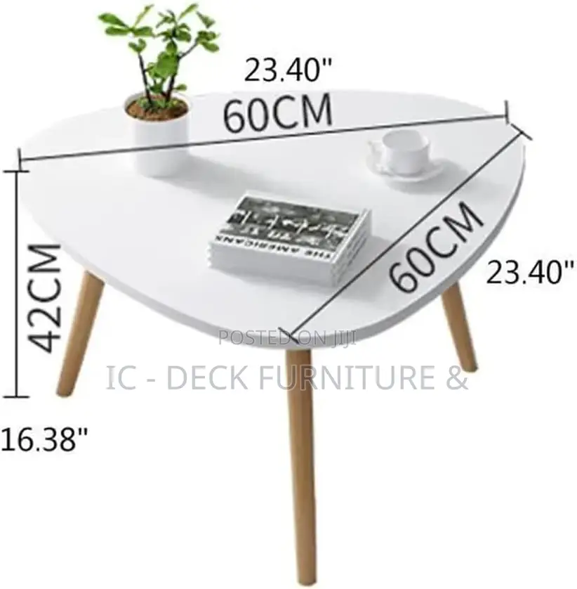 TBL51 Nesting Triangle End Coffee Table/Nightstand/Coffee Stool