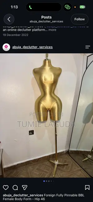 Foreign Pinnable BBL Mannequin