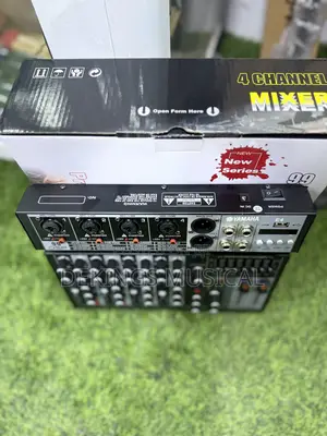 Yamaha Mixer 4 Channels With Equalizer and Bluetooth