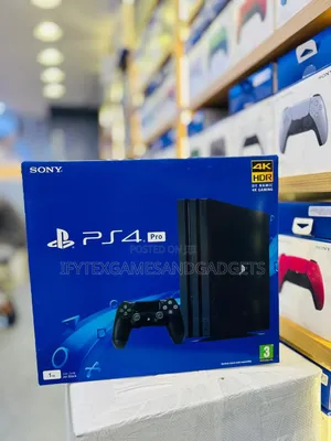 New Ps 4 Pro 1TB Low Version With 2 Pads and 12 Games