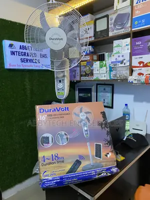 Dura Volt Solar Fan With MP3 Player