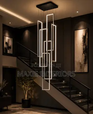 Modern Adjustable Staircase Chandelier