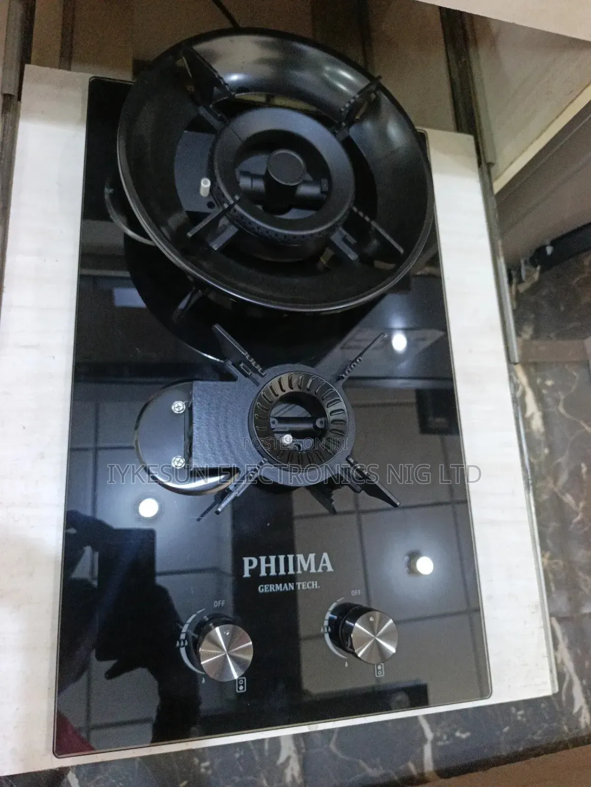 Original PHIIMA Inbuilt 28X51CM Flips Up Automatic Gas Cooker Burners.