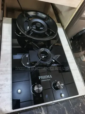 Original PHIIMA Built-in Flips Up 2 Burners Automatic Gas Cooker HOB.