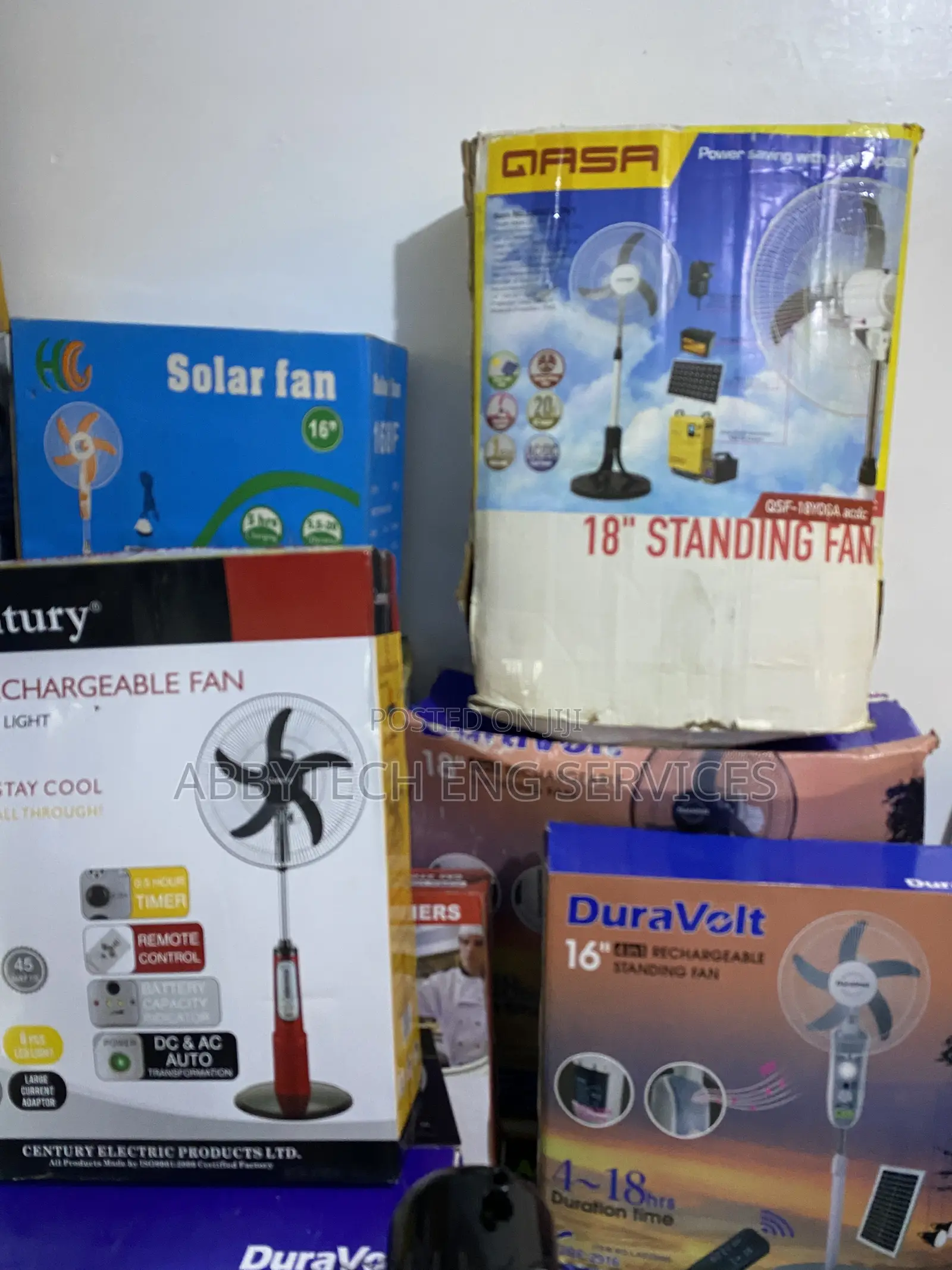 18” Rechargeable Standing Fan
