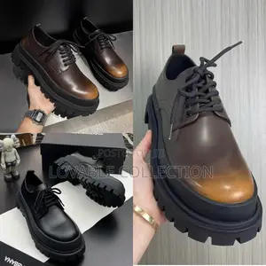 Dolce Gabbana "Hi Trekking" Leather Derby Shoes
