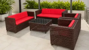 7-Seater PE Rattan Outdoor Sofa