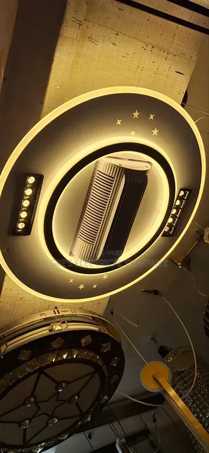 Premium Chandelier With Bladeless Fan