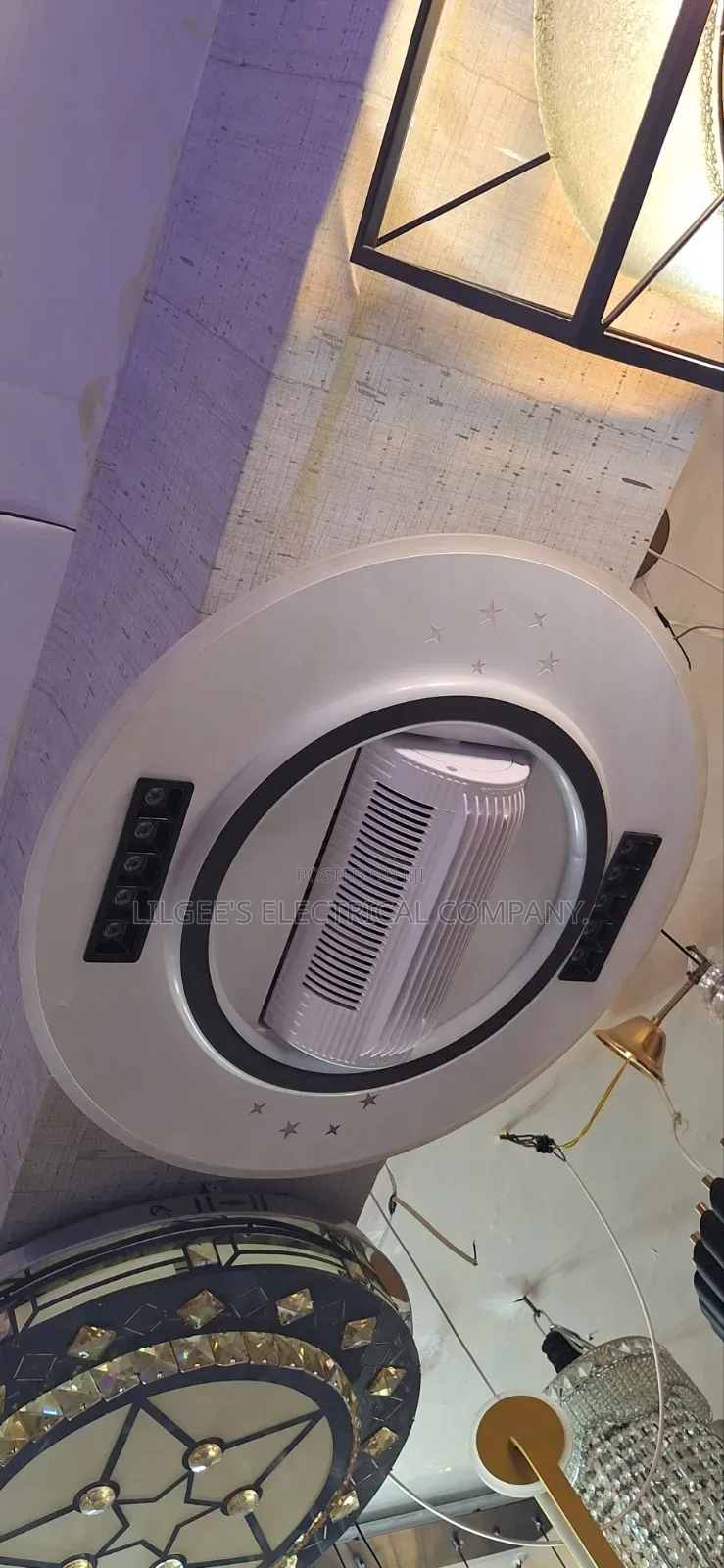 Premium Chandelier With Bladeless Fan