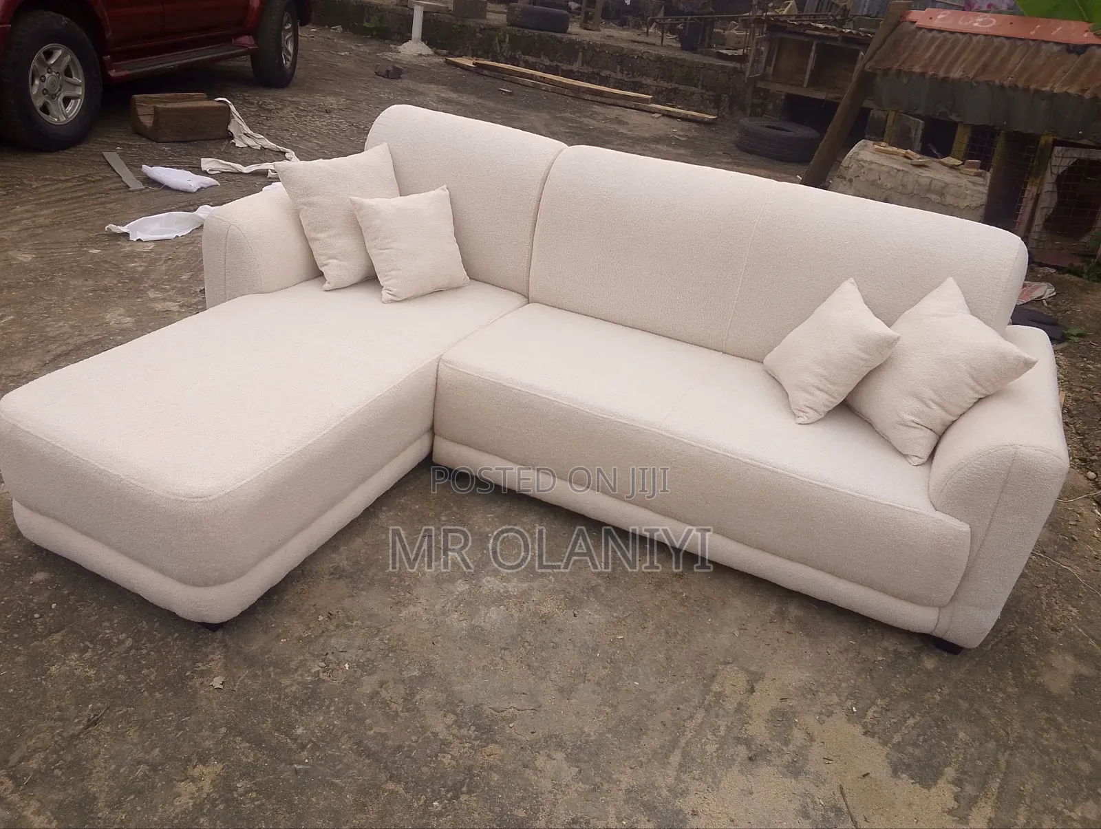 L-Shaped Living Room Sofa