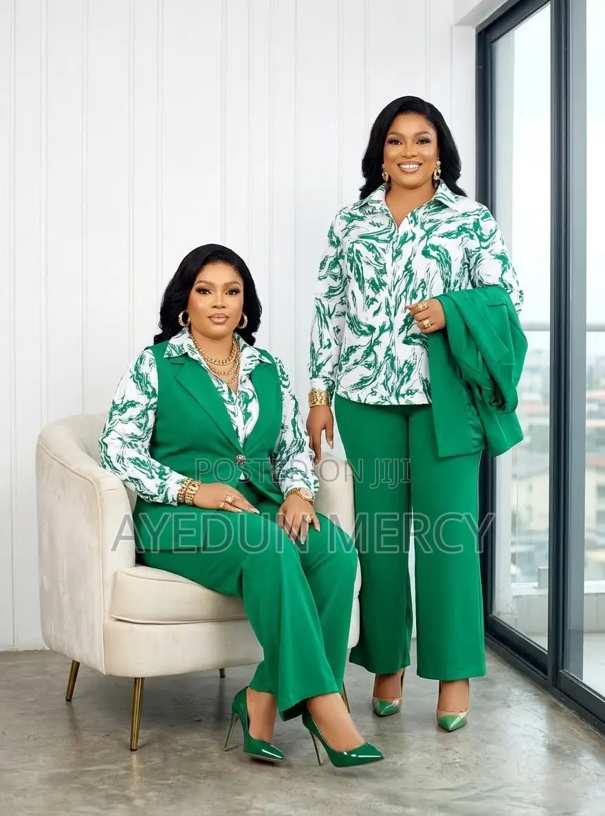 Top and Trouser With Jacket
