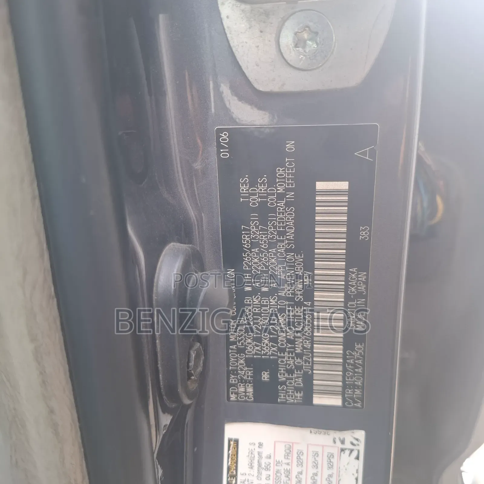 Toyota 4-Runner 2007 Gray