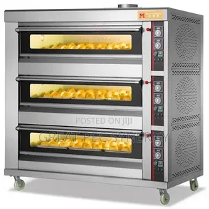 Gas Deck Oven - 3 Deck, 9 Rack