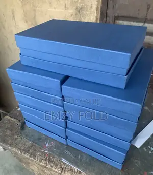Up and Down Stylish Blue Packaging