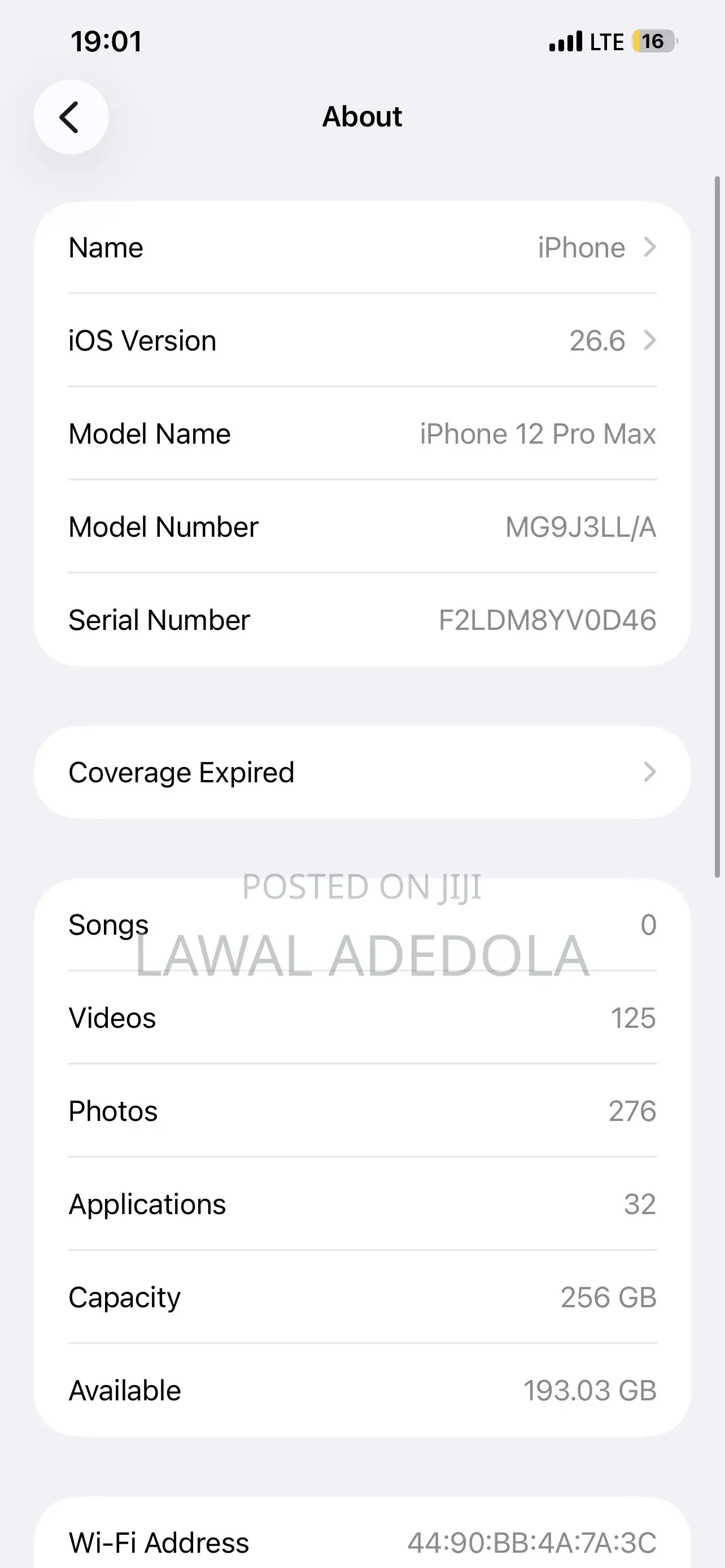 Apple iPhone 12 Pro Max 256 GB Blue