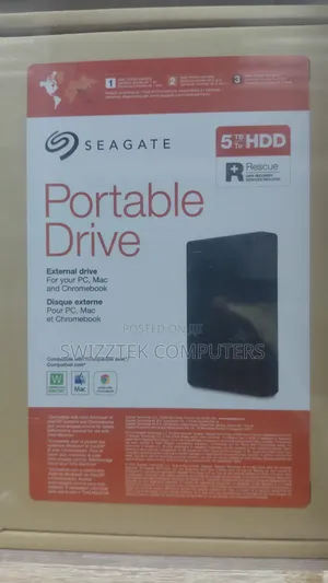 Seagate 5tb , Portable Hard Drive