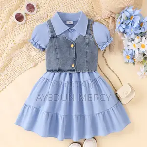 Denim With Cotton Girl Cloth