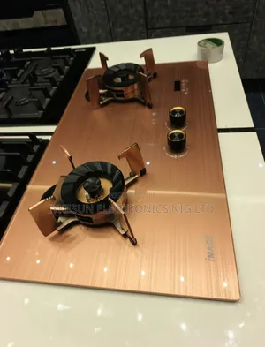 Original IMAGE Made in Turkey Built-in Flips Up 2 Burners With Timer