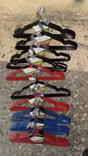 Coated Hangers of Different Colours