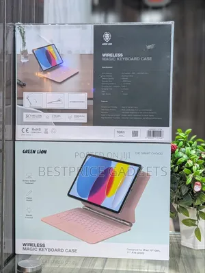 Greenlion Magic Keyboard iPad 10th Gen, iPad 11th Gen, New Pink