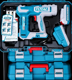 TOTAL 20V Cordless Brushless Brad Nailer Gun Kit (Brand New)