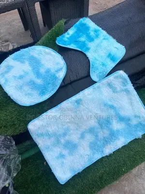 3pcs Stylish Toilet Mat.
