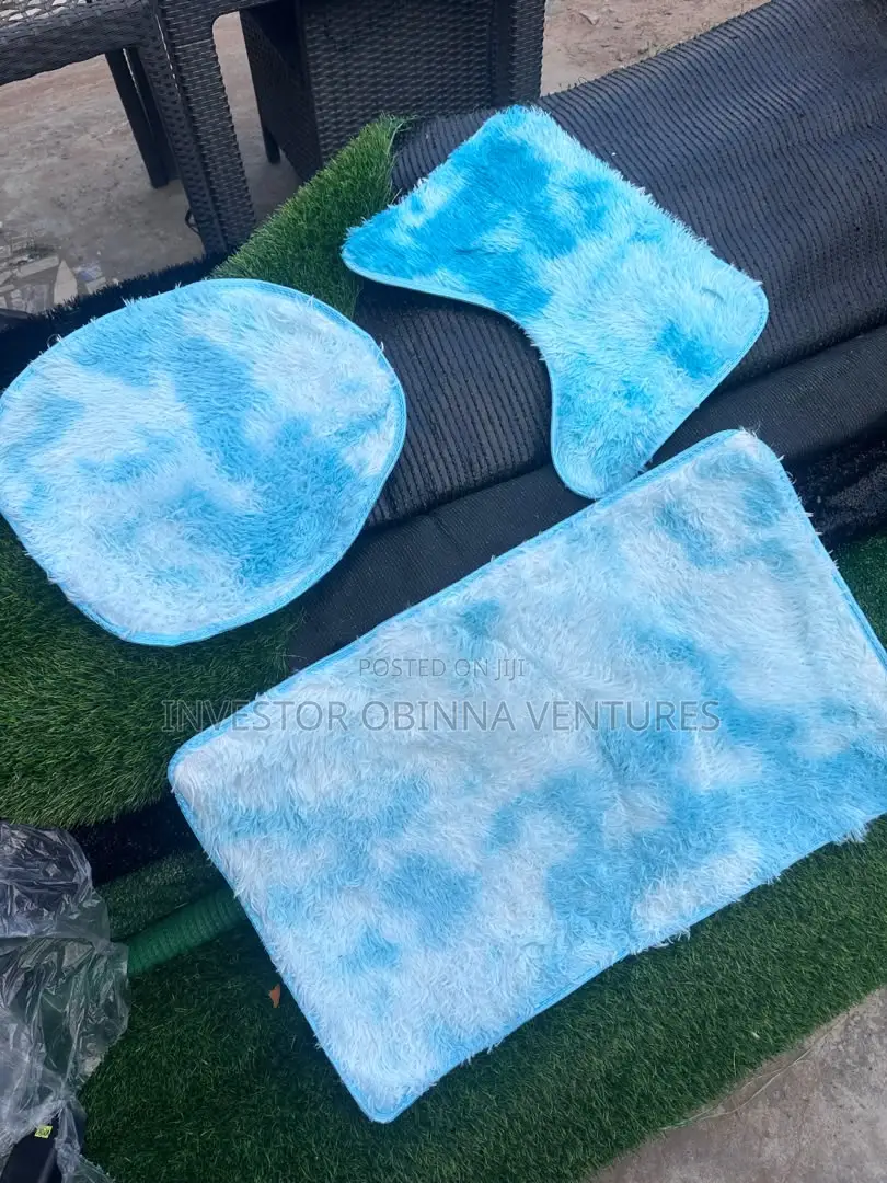 3pcs Stylish Toilet Mat.