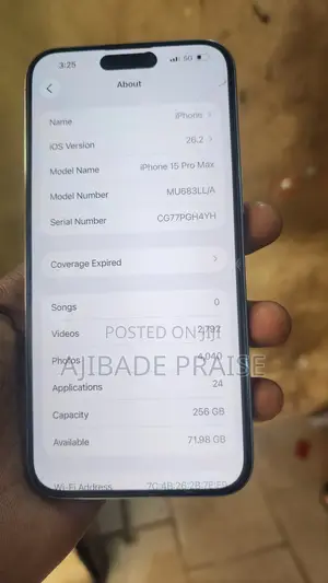 Apple iPhone 15 Pro Max 256 GB