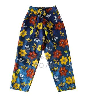 Loose Fit Ankara Palazzo Trouser
