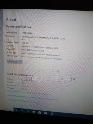 Laptop Apple MacBook Pro 4GB Intel Core i5 HDD 350GB