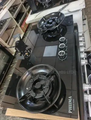 Original PHIIMA Built-in Premium Luxury 3 Burners Flips Up Gas Cooker.