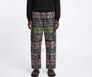 Palazzo Ankara Pants - Loose Fit Trousers
