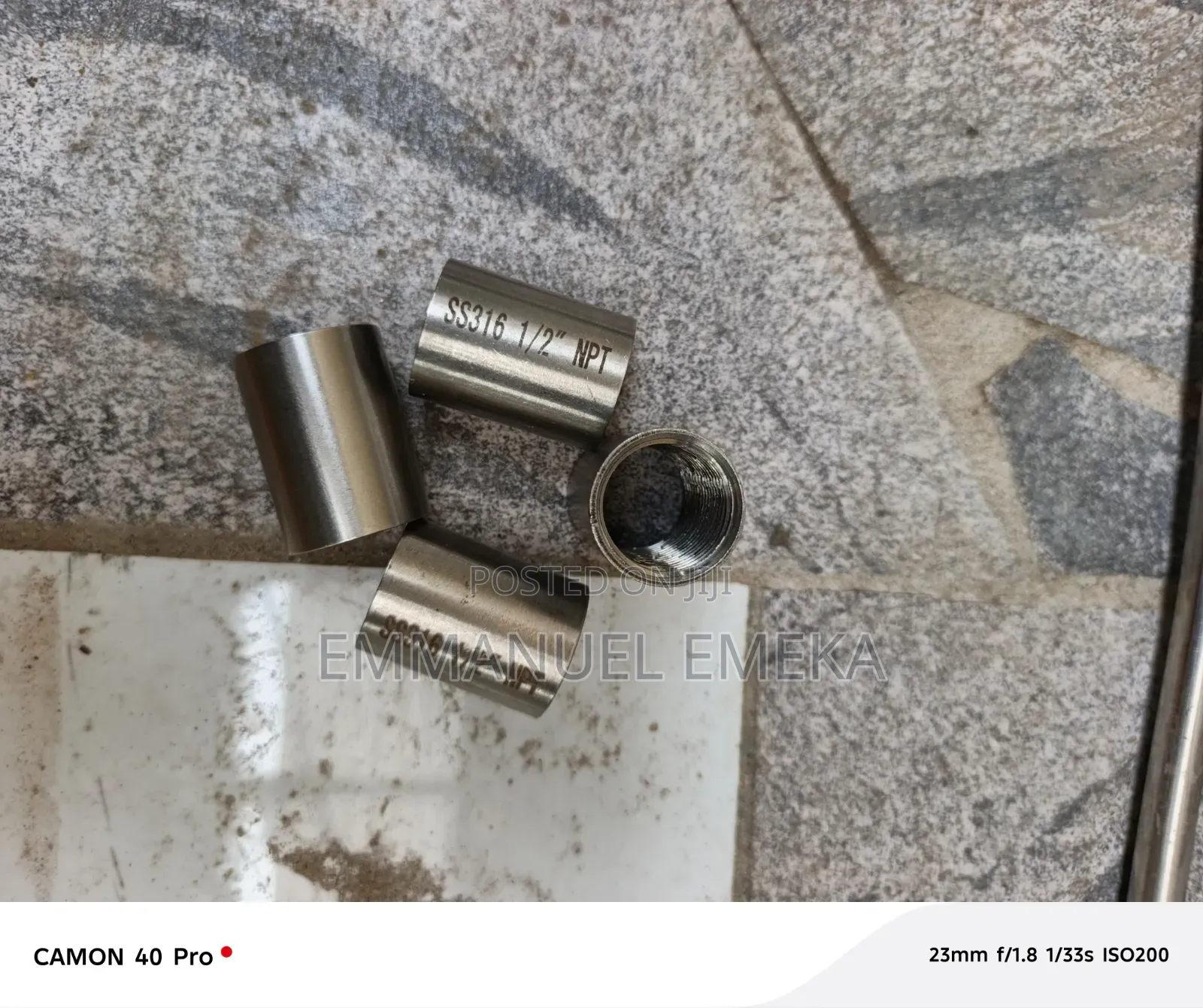 1/2" NPT Female-Threaded Coupling or Half-Coupling Pipe Fittings,