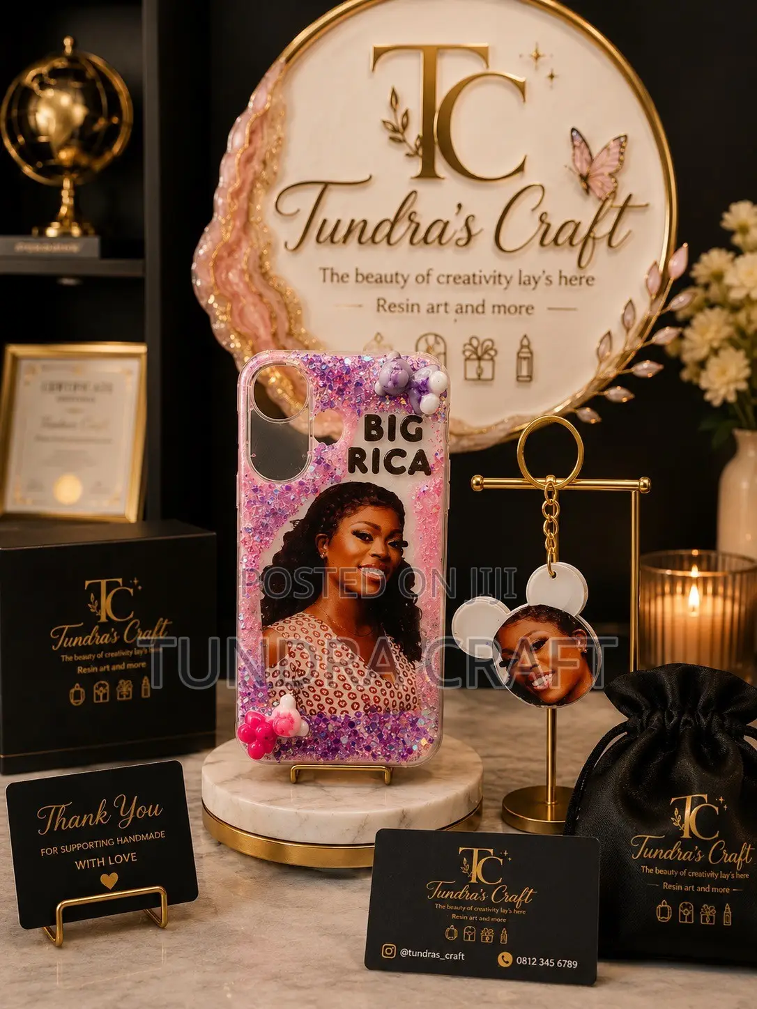 Epoxy Resin Customized Phone Case