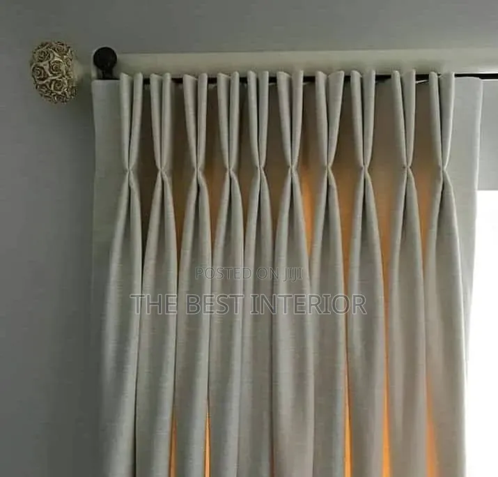 Premium Curtain Pleating – ₦5,500 Per Yard