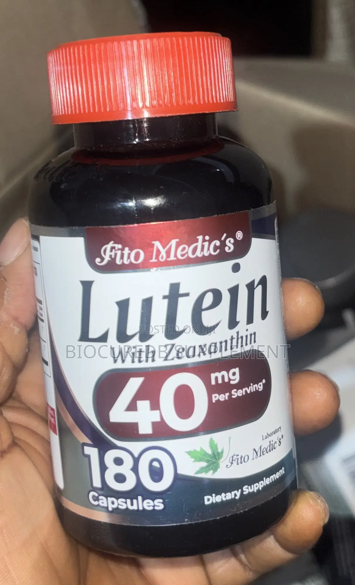 Lutein With Zeaxanthin 40mg 180caps