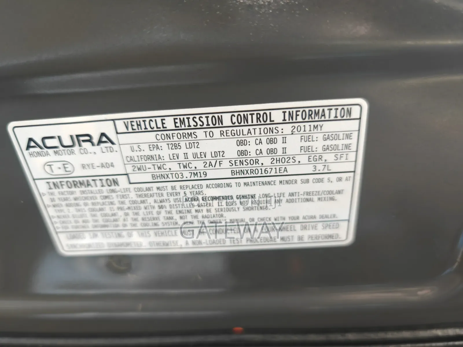 Acura MDX 2011 Gray