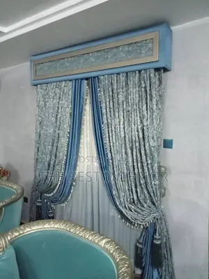 Royal Curtains With Curtain Board – ₦3500 Per Yard