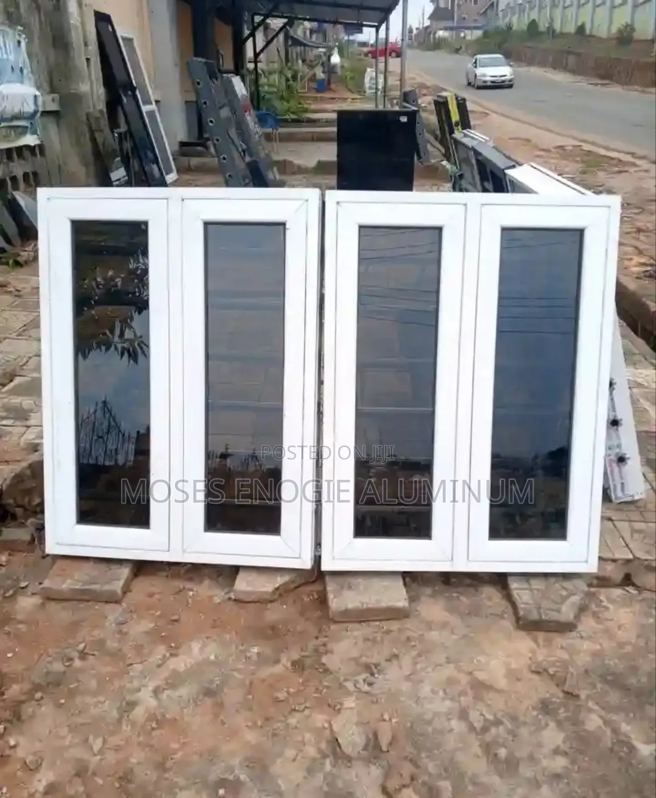 Casement Window With 16mm Rod and Net